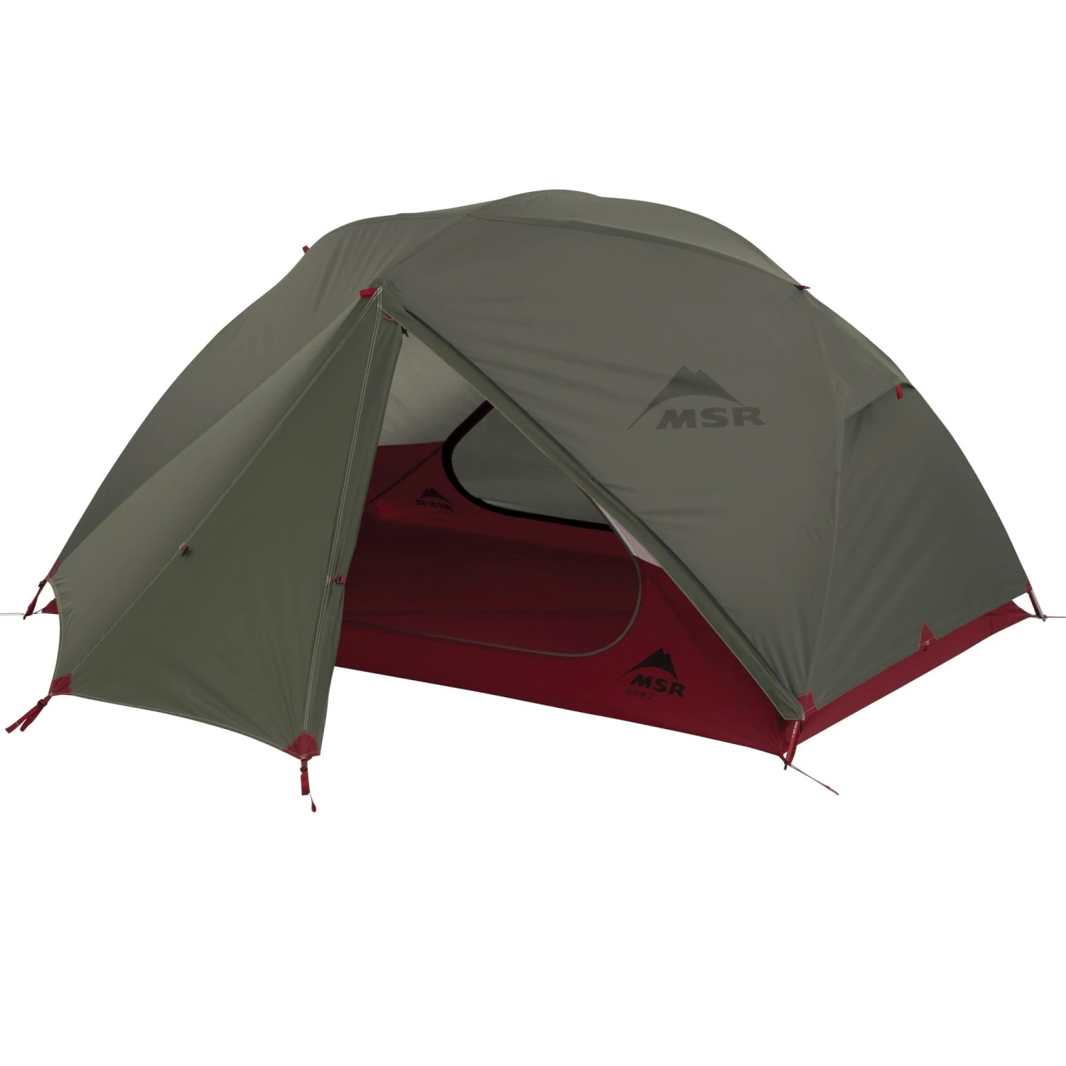 MSR Elixir 2 Backpacking Tent With Footprint (Green) 4 MSR Elixir 2 Backpacking Tent With Footprint (Green) - Image 2