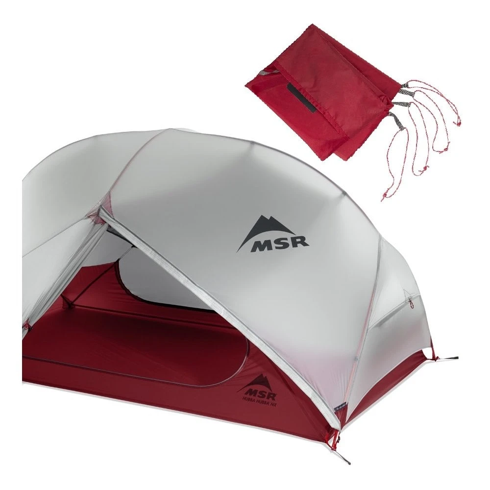 MSR Hubba Hubba Nx Grey With Footprint 3 MSR Hubba Hubba Nx Grey With Footprint