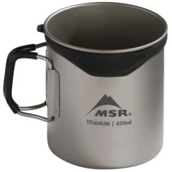 MSR Titanâ„¢ Cup 2024 450mL Titanium Cup With Lip Guard