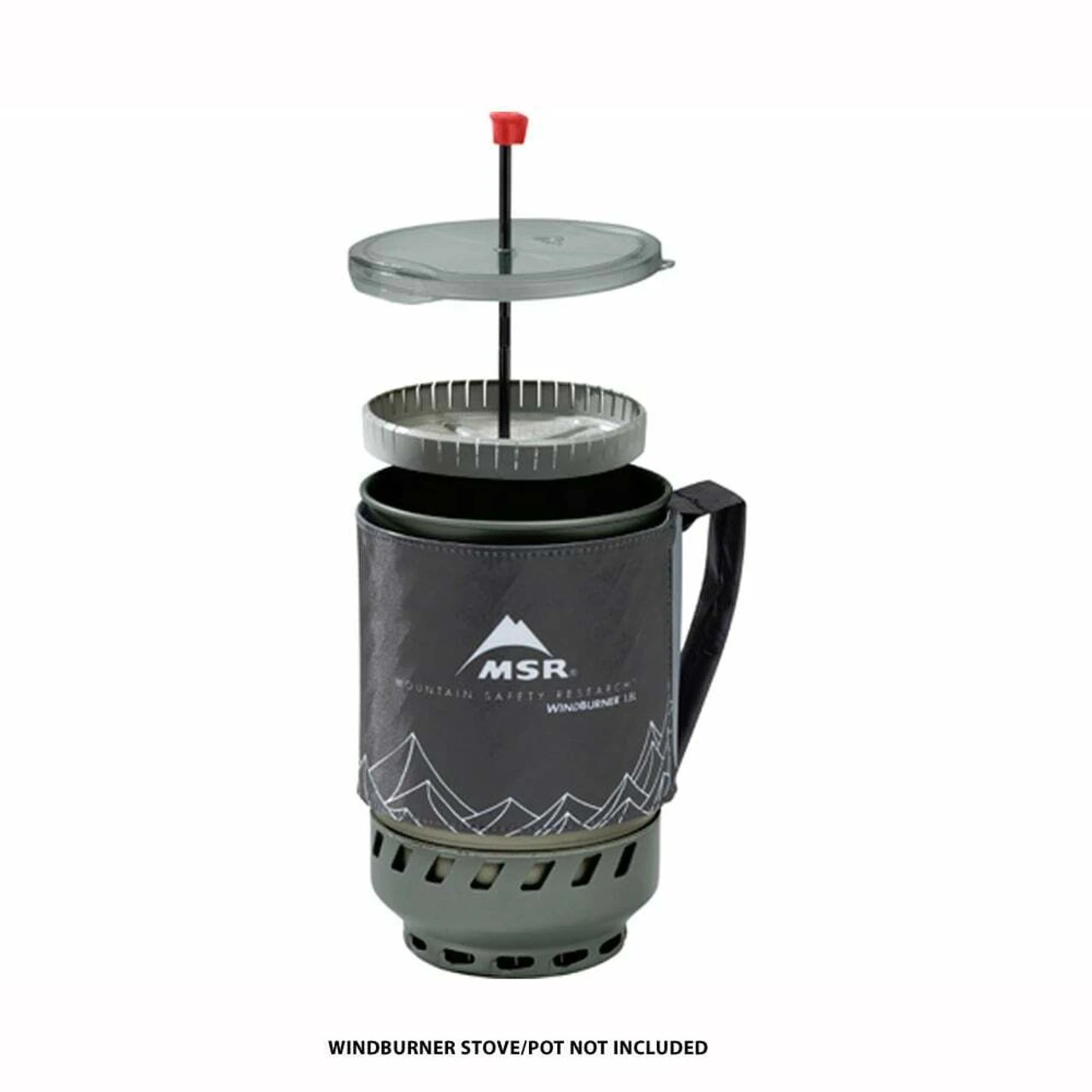 MSR WindBurner 1.8L Coffee Press 4 MSR WindBurner 1.8L Coffee Press - Image 2